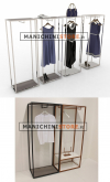 Copper modular clothing rack cm 94.2