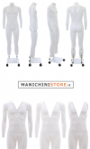 Rental service of 1 male Mannequin for e-commerce photos - base with wheels