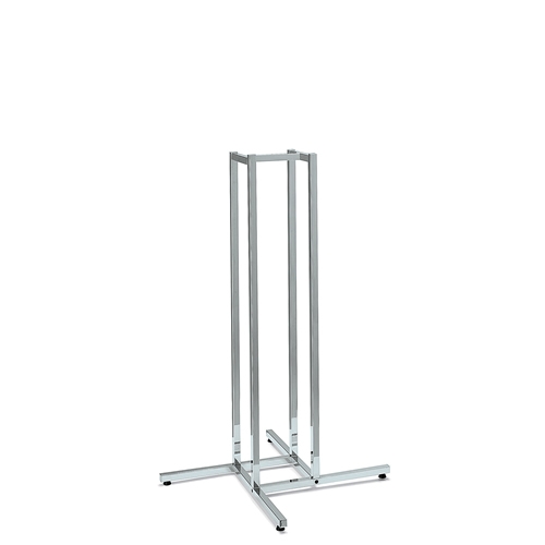 Square tube stand at 4 uprights