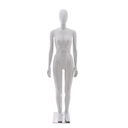 Rental of 1 jointed mannequin silver