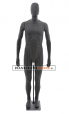 Rental of 1 jointed mannequin anthracite