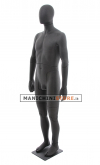 Rental of 1 jointed mannequin anthracite