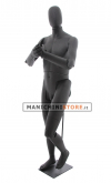 Rental of 1 jointed mannequin anthracite