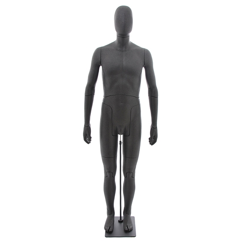 Rental of 1 jointed mannequin anthracite