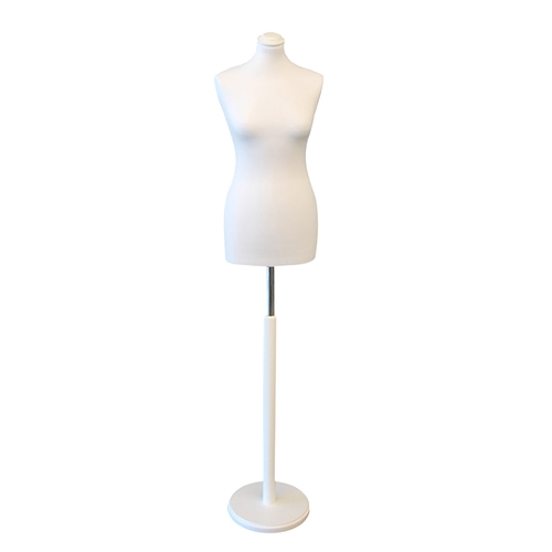 Rental of 1 tailor female bust - white