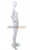 Tribal female mannequin - 1E Glossy White