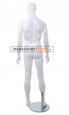 Manichino uomo Tribal - M4M Bianco Lucido