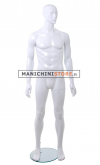 Manichino uomo Tribal - M4M Bianco Lucido