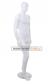 Manichino uomo Tribal - P2M Bianco Lucido