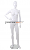 Tribal female mannequin - 9LS Glossy White