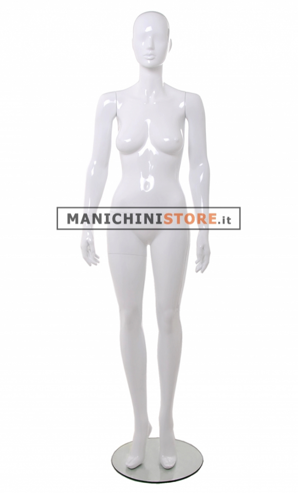 Tribal female mannequin - 3R Glossy White