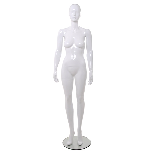 Tribal female mannequin - 3R Glossy White