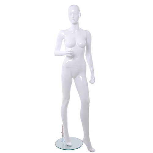 Tribal female mannequin - 13 Glossy White