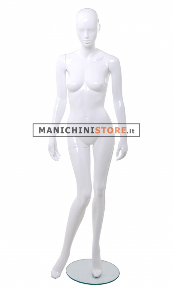 Tribal female mannequin - 1R Glossy White