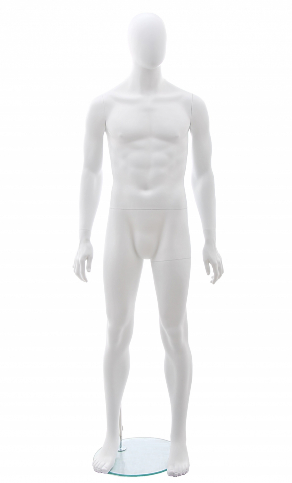 Egg head male mannequin - Vogue M4M White