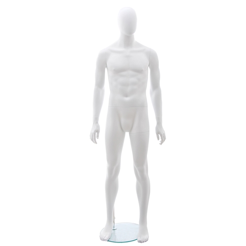 Egg head male mannequin - Vogue M4M White