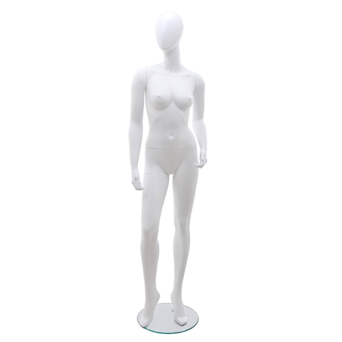 Egg head female mannequin - Vogue 14 White