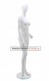 Egg head female mannequin - Vogue 14 White