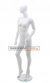 Egg head female mannequin - Vogue 14 White