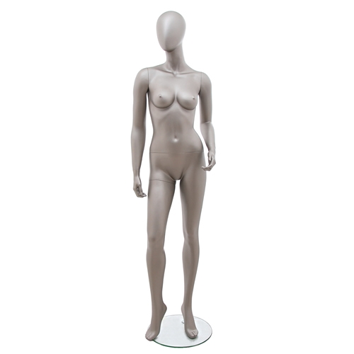 Egg head female mannequin - Vogue 14 NICKEL