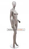 Egg head female mannequin - Vogue 14 NICKEL