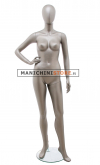 Egg head female mannequin - Vogue 9LS NICKEL