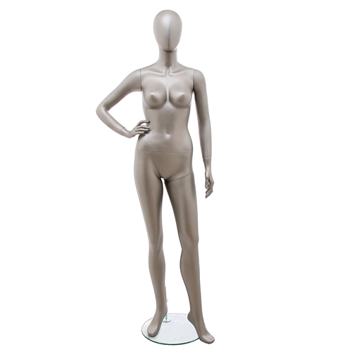 Egg head female mannequin - Vogue 9LS NICKEL