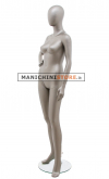 Egg head female mannequin - Vogue 9LS NICKEL