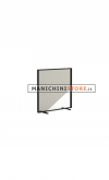 Protective partition plexiglass shield barrier cm 70x70