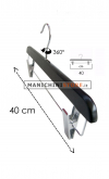 Wooden clip hanger cm 40 - pickled black