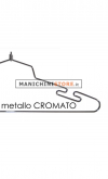 Metal coat hanger 40 cm - chromed