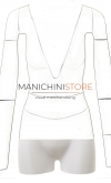 Legs accessory for F11 series e-commerce mannequins - 13 cm