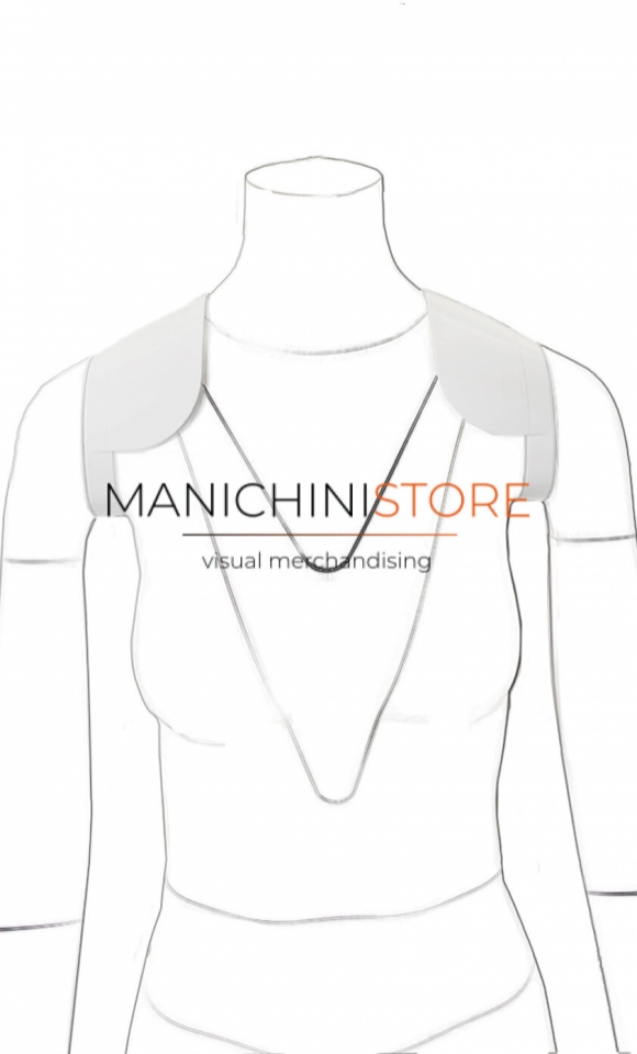 9 cm shoulder accessory for F11 and F21 series e-commerce mannequins