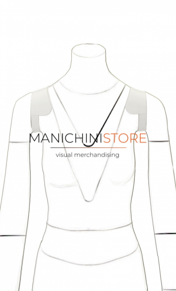 4 cm shoulder accessory for F11 and F21 series e-commerce mannequins