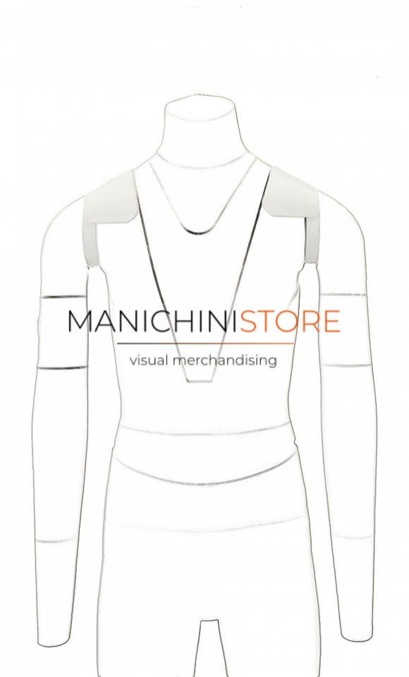 8 cm shoulder accessory for M11 series e-commerce mannequins