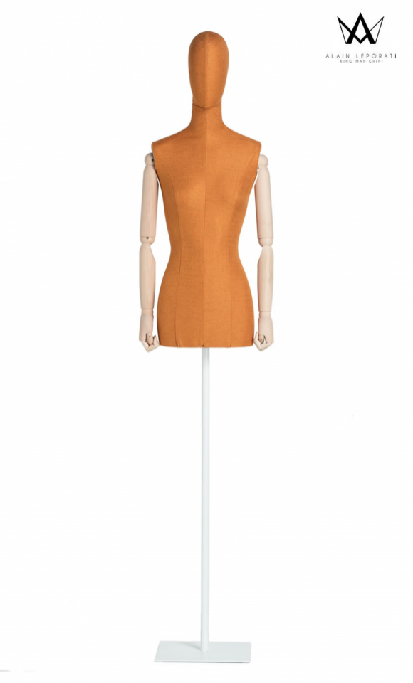 Female bust - Pastello Collection - Deep Orange