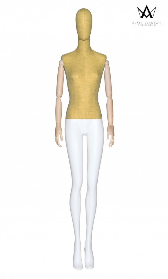 Female mannequin - Pastello Collection - Golden Yellow