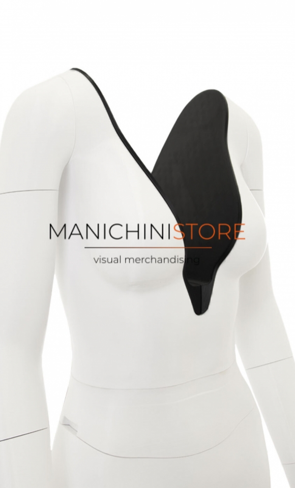 Black wings accessory for F series e-commerce mannequins