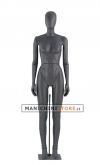 Rental of 1 jointed mannequin anthracite