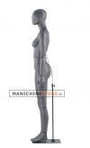 Jointed female mannequin