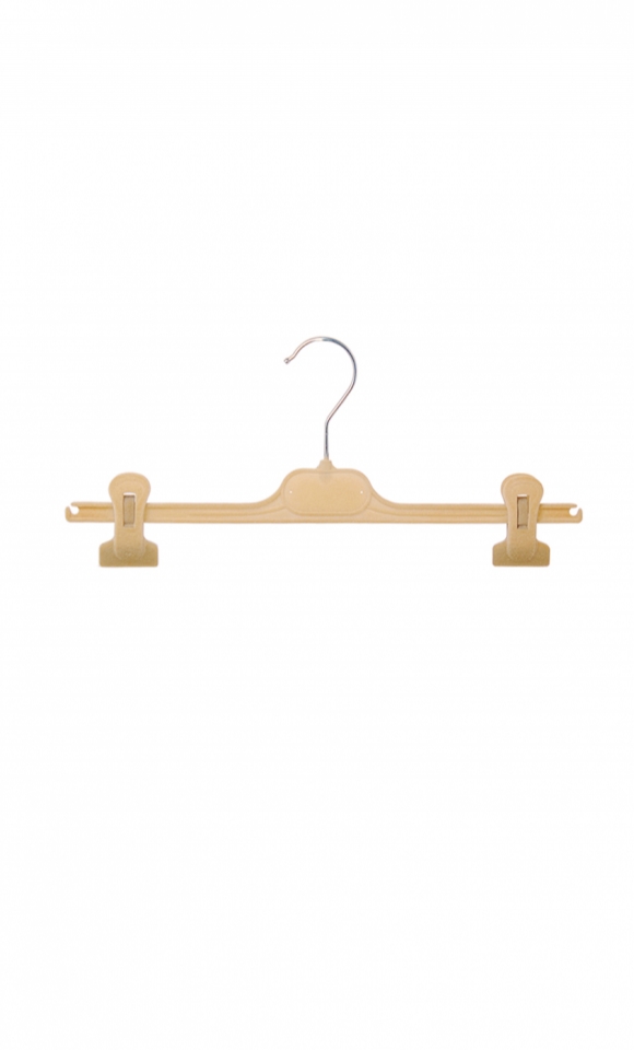 Clip hanger 36cm - cream velvet