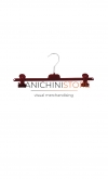 Clip hanger 36 cm - dark red velvet