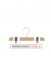 Child wooden hanger with clip 28 cm - Beech tree