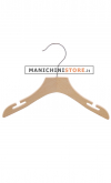 Child wooden hanger with shoulder notches cm.26.5 x cm.1 - Beech tree