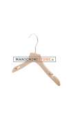 Child wooden hanger with shoulder notches cm.30 x cm.1 - Beech tree