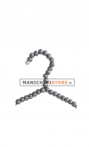 Pearl coat hanger 30,5 cm - grey