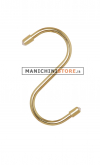 Gold satin S Hook