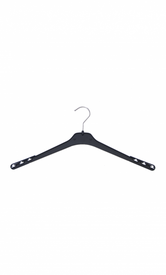 Plastic hanger 42 cm - black