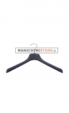 Plastic coat hanger 39 x 3 cm - black