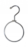 Chromed ring hook